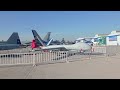 Fidae 2024 f22 stealth f16 fach e3d sentry fach patio operacional chals giro pela feira