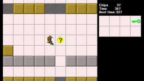 CCLP1 level 58 solution - 327 seconds