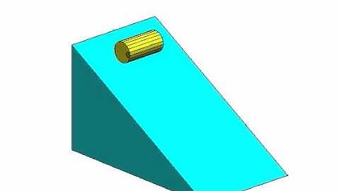 MBDyn - Rolling Cylinder (mu=0.1)