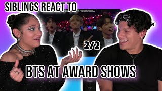 Siblings React To Bts Being Chaotic Crackheads In Award Shows  22  Reaction