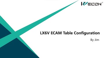 LX6V Training Video: 11 ECAM Table Configuration