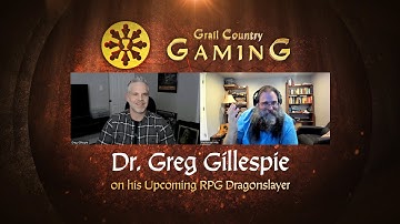 Dr Greg Gillespie on his upcoming RPG, Dragonslayer