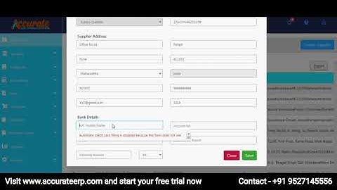 How to Create Supplier in ACCURATE ERP