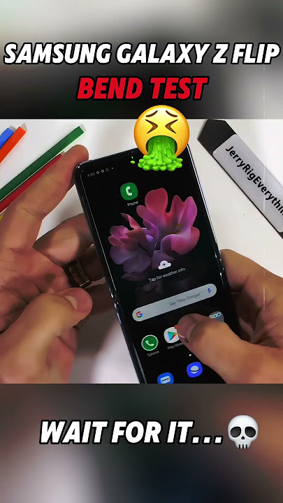 💀Samsung Galaxy Z Flip Bend Test – Will It Fold or FAIL? 😱🔥#shorts#viralvideo