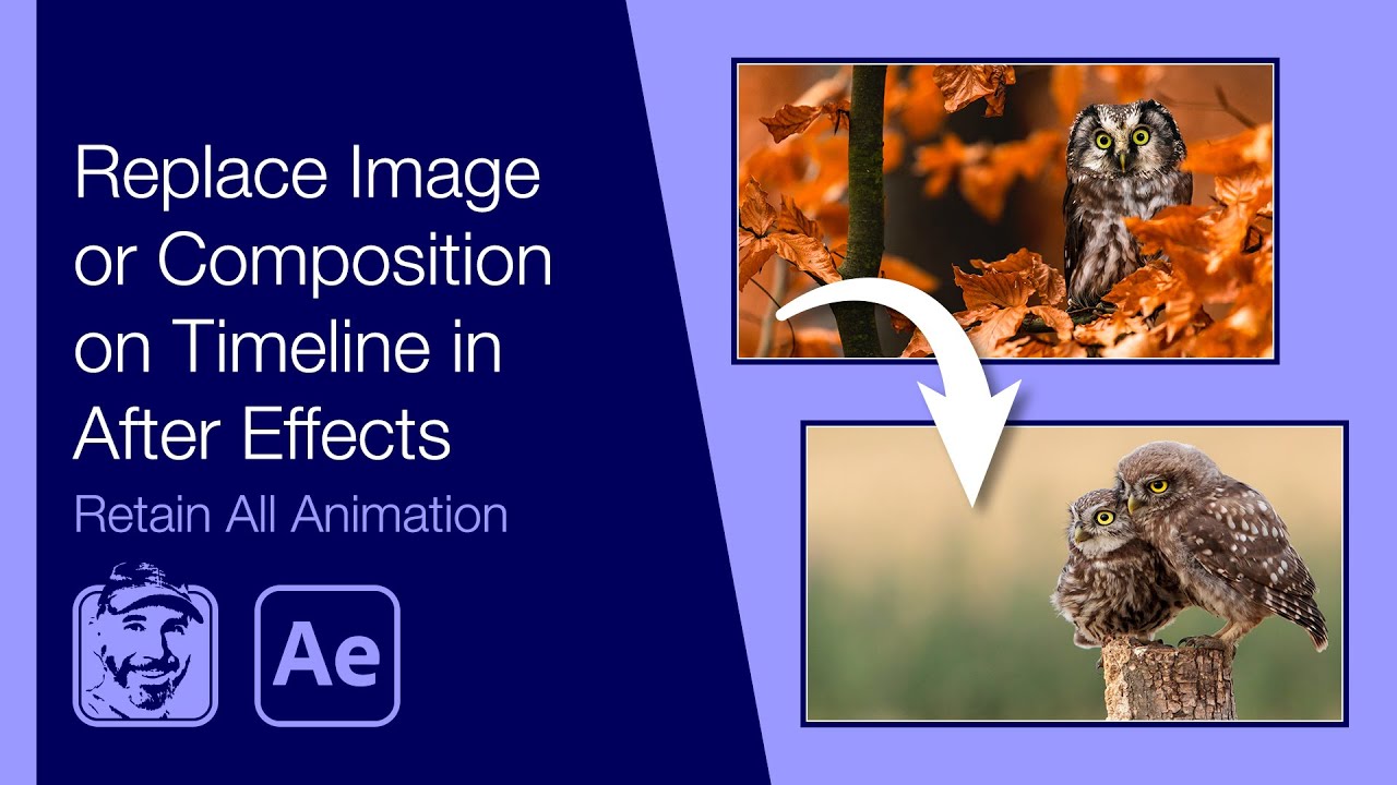 after effects 2014 replace images in comp alt drag