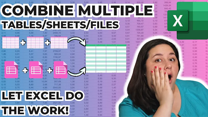 Combine Multiple Excel Sheets or Files | 2 Methods to Save Time!