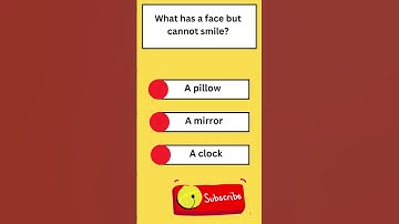 what has a face but cannot smile #brainteaser #quiz #brainteasersunleashed