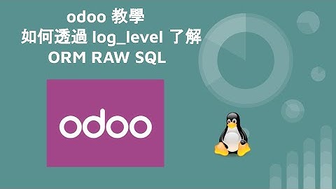 odoo 教學 - 如何透過 log_level 了解 ORM RAW SQL
