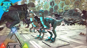 S1E10 Super Saiyan Elemental Raptors and the New Way to Farm! ARK: Future Evolved PVP
