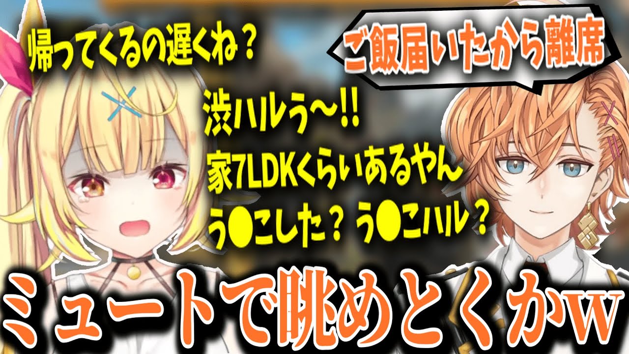 【APEX/コーチング企画】場を繋ぐ星川サラをミュートで眺める渋谷ハル【渋谷ハル/星川サラ/切り抜き】