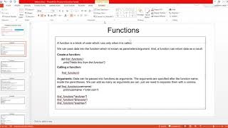JNTUK-IICSE-PYTHON-Functions Keywords and Arguments