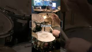 Paranoid - #blacksabbath #billward #drumcover #shorts