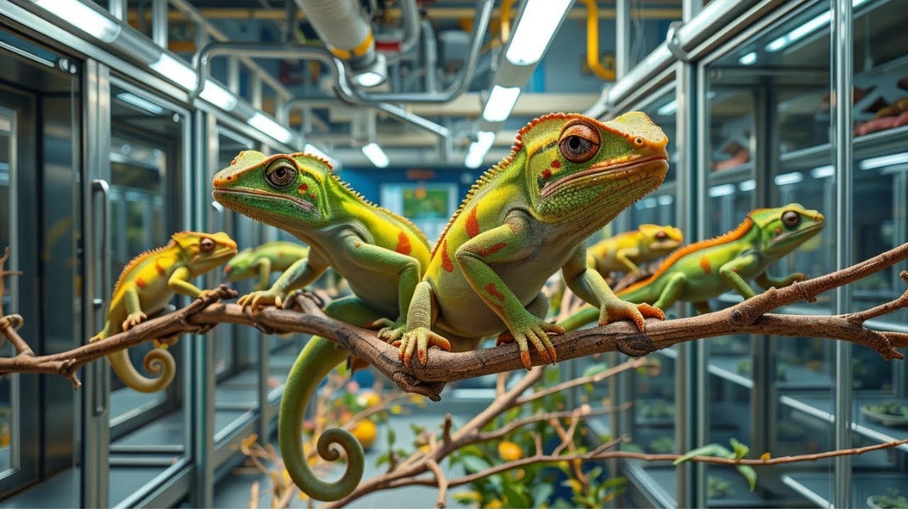 Inside a Modern Gecko Breeding and Processing Faci - YouTube