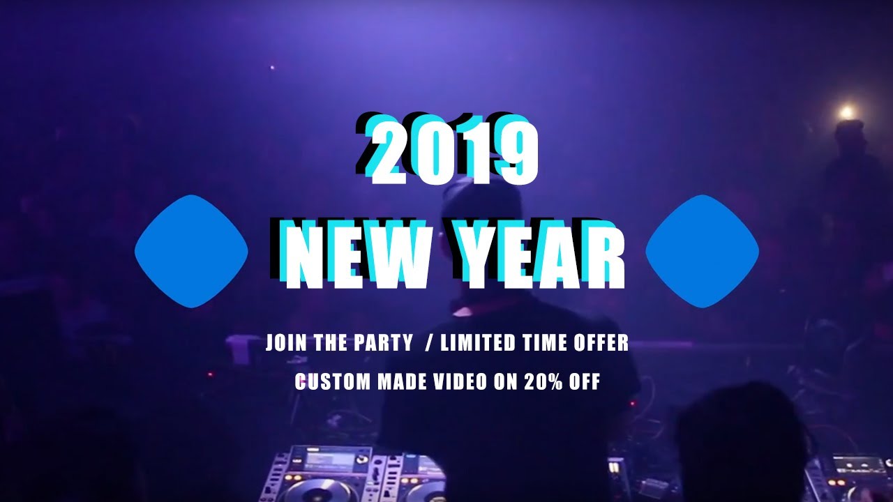 2019 Party intro teaser | DJ Party channel opener | After Effects ...
