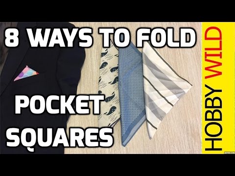 How To Fold A Pocket Square (8 Ways To Fold)