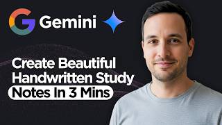 How to Create Beautiful Handwritten Study Notes using Google Gemini in 3 mins (2026 Full Guide)