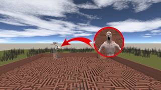 THE DARKEST MAZE I EVER PLAYED SCP-096(Garry's mod)!!#scarygames #horrorgaming #gaming #scp096 #usa screenshot 2