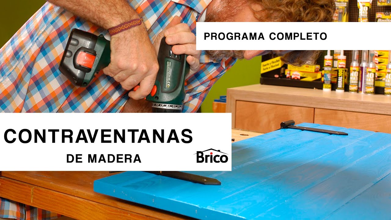 CONTRAVENTANAS de MADERA DIY ¡Tutorial Fácil! 👨‍🏭👩‍🏭 Bricomanía 