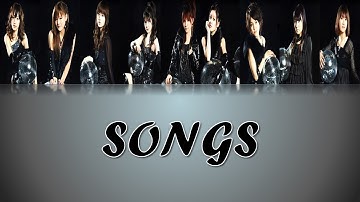 Morning Musume (モーニング娘。) - SONGS Lyrics (Color Coded JPN/ROM/ENG)