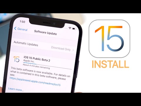 iOS 15 공개 베타 출시-설치 방법!