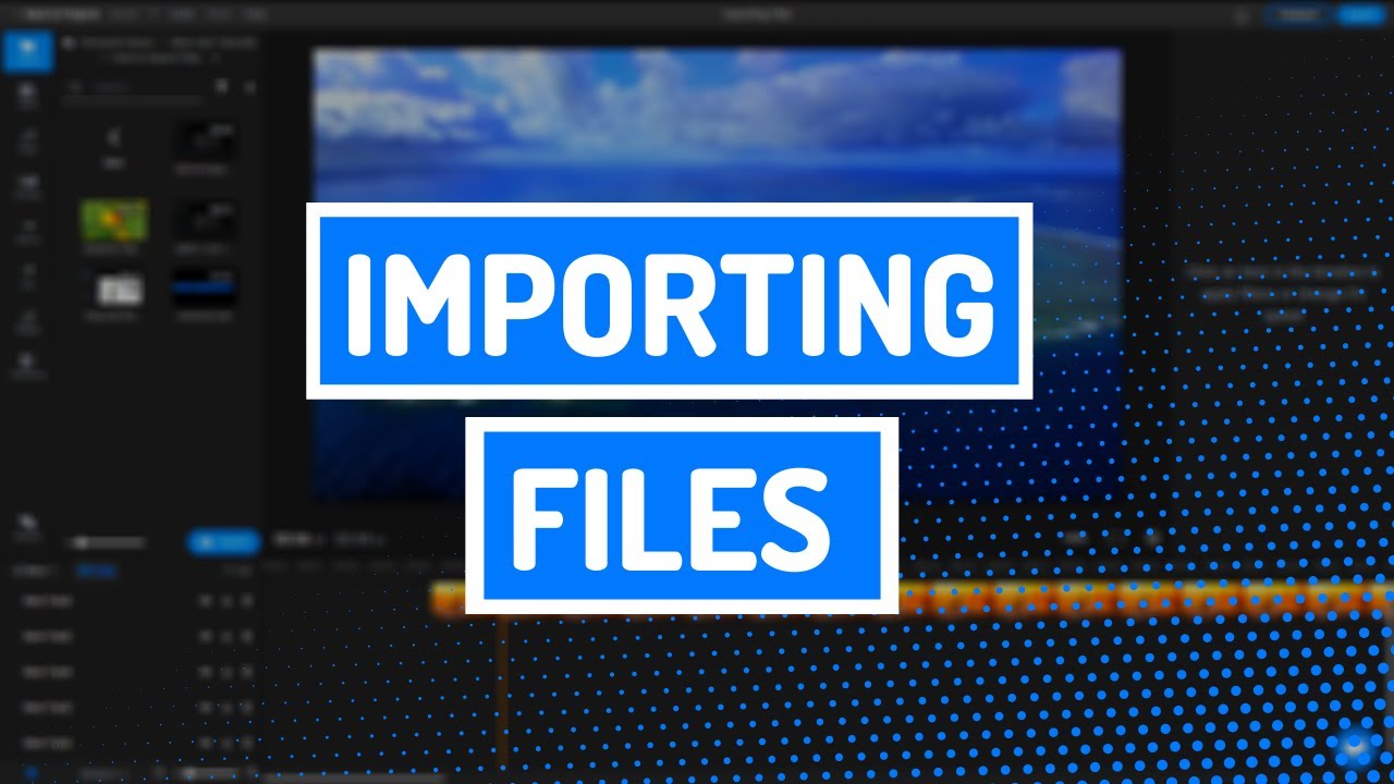 Importing Your Files | Flixier