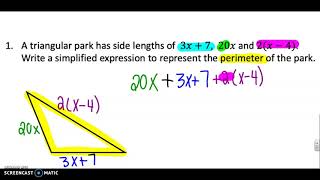 Famous Simplifying Expressions - Perimeter Profile
