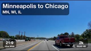 Minneapolis to Chicago 21 9 Aspect Ratio 2k Q Resolution
