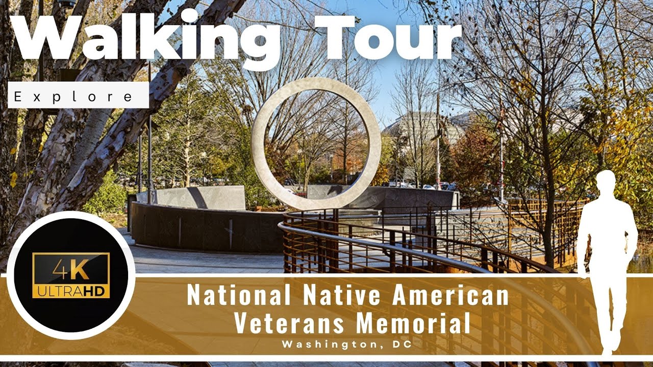National Native American Veterans Memorial Washington DC - Silent Walking Tour National Mall Capital