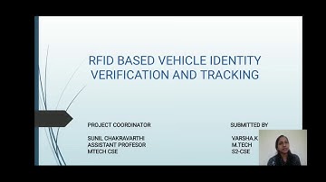 #Mtech# project presentation#RFID based vehicle identy verification and tracking#