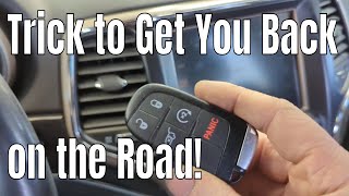 jeep key fob not detected - here is the trick!