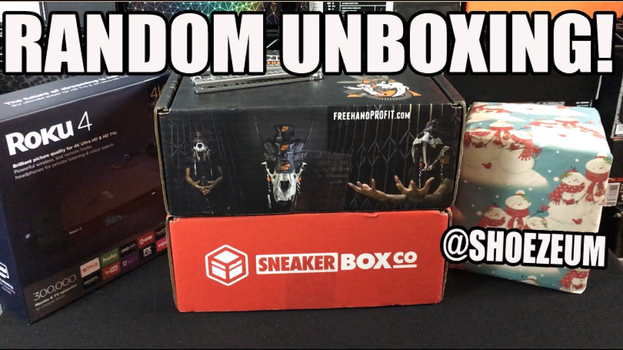 Random Unboxings From Sneaker Box Co & @Shoezeum