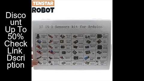 37 in 1 Sensor Kits For Arduino Starters Sensor Kit Contain RGB Joystick Photosensitive Rotary Encod