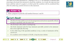 Mec-Doit Computer Class 8 Chapter - 6 Looping Statements in Python Net Worth