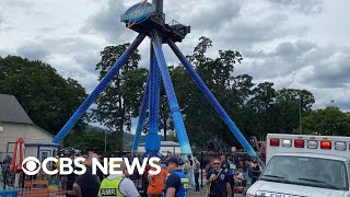 Video shows ride malfunctioning at century-old amusement park in Oregon