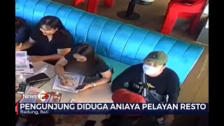 Diduga Tersinggung, Seorang Pelanggan Menganiaya Pelayan Restoran di Bali