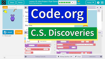 Code.org Lesson 24.7 Mini-Project Flyer Game | Tutorial and Answer | Unit 3 Discoveries
