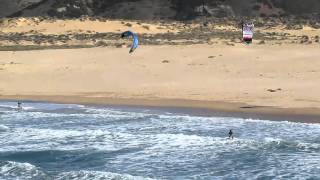 kite surf na praia da bordeira