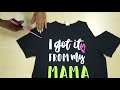 Zumba Wear DIY T- shirt Cutting Tutorial-  Mama & Me