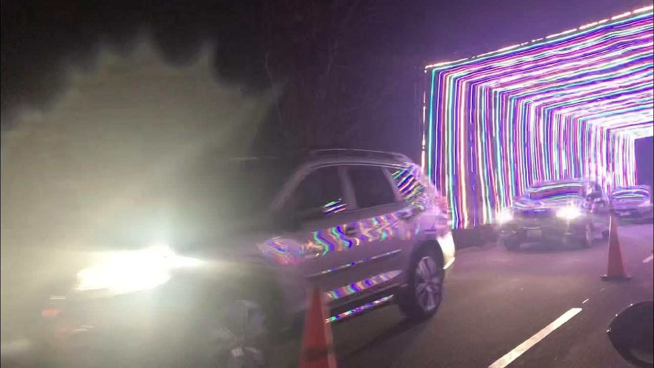 Vasona Lake County Park Fantasy of Lights Drive Thru Part VI Christmas