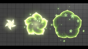 【Unity3d  realtime vfx pack】 _flower explosion ！