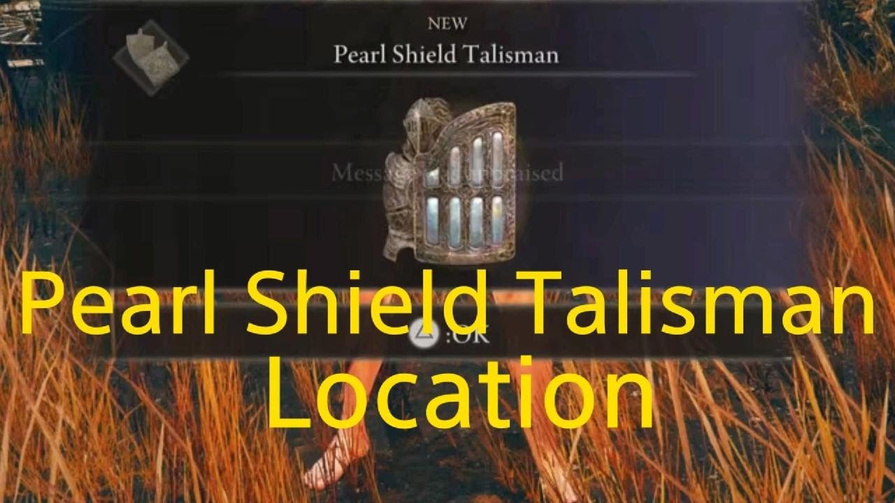 ELDEN RING dlc Pearl Shield Talisman location YouTube