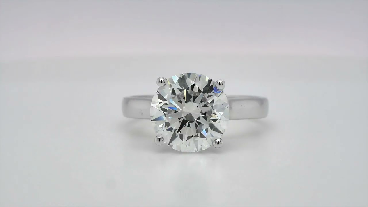 3.00 Carat Classic Labgrown Diamond Engagement Ring