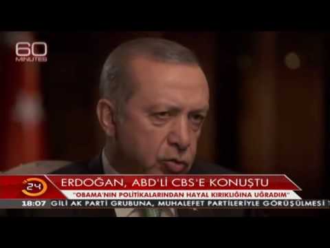 Cumhurbaşkanı Erdoğan, ABD'li CBS'e konuştu