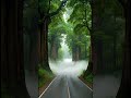 Escape Reality 🌿 Peaceful Forest Drive &amp; Relaxing Music #shorts #enigmacalm #relaxingnature
