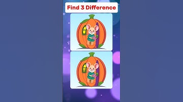 Only 50% Genius Can Find 3 Differences 🥸🔥 #findthedifferences #quiz #iqtest