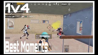 Wrox Best 1v4 Moments | Pubg Mobile