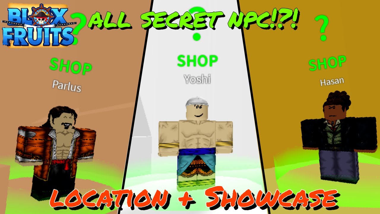 NPCS SECRETOS do SEA 2 no Blox Fruits #roblox #bloxfruits, ttk blox fruit