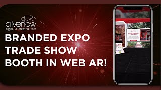Corporate Trade Show Booth in Web AR | Virtual Expo Booth in 3D Augmented Reality (Web AR, No app!)