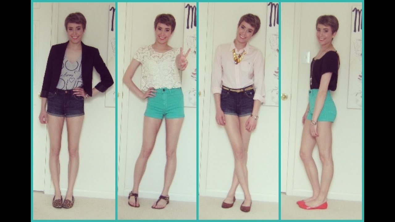 How I Style High Waisted Shorts ♥