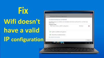 Fix wifi doesn